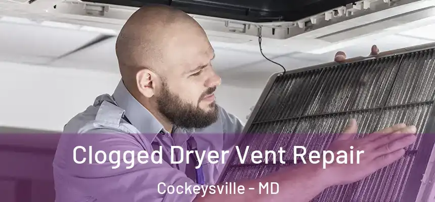 Clogged Dryer Vent Repair Cockeysville - MD