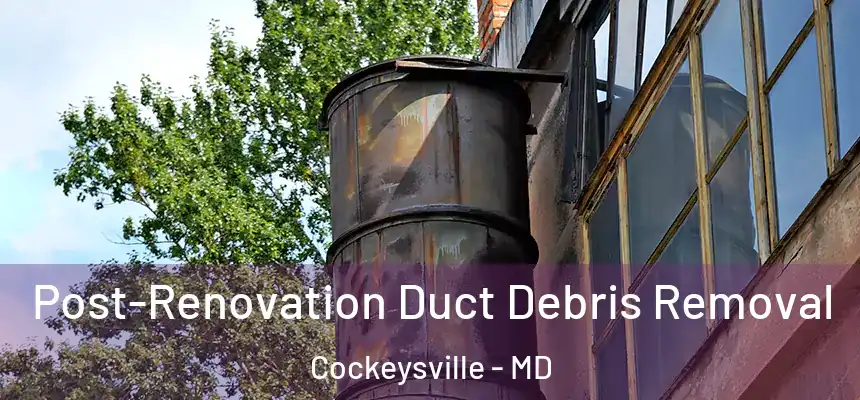  Post-Renovation Duct Debris Removal Cockeysville - MD