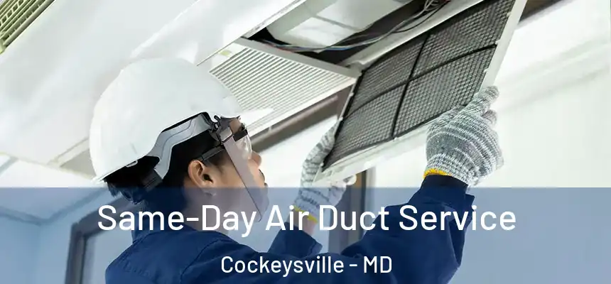 Same-Day Air Duct Service Cockeysville - MD